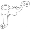 UM03333     Steering Arm---Replaces 1671335M1